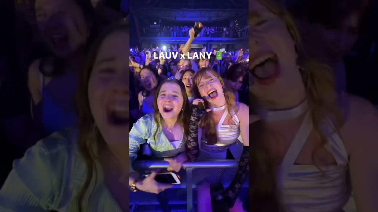 Lauv Gets Brussels Singing 'Mean It' 🎶