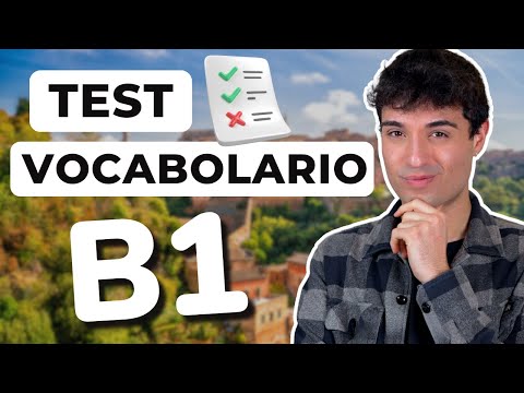 Se conosci queste parole in Italiano, hai un livello B1 (intermedio) | Test di vocabolario