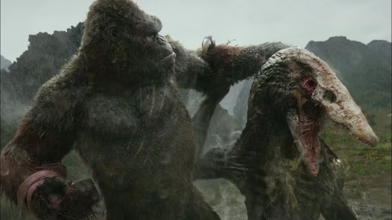 Kong Battles Skull Crawler | Kong Skull Island (2017) 🦍