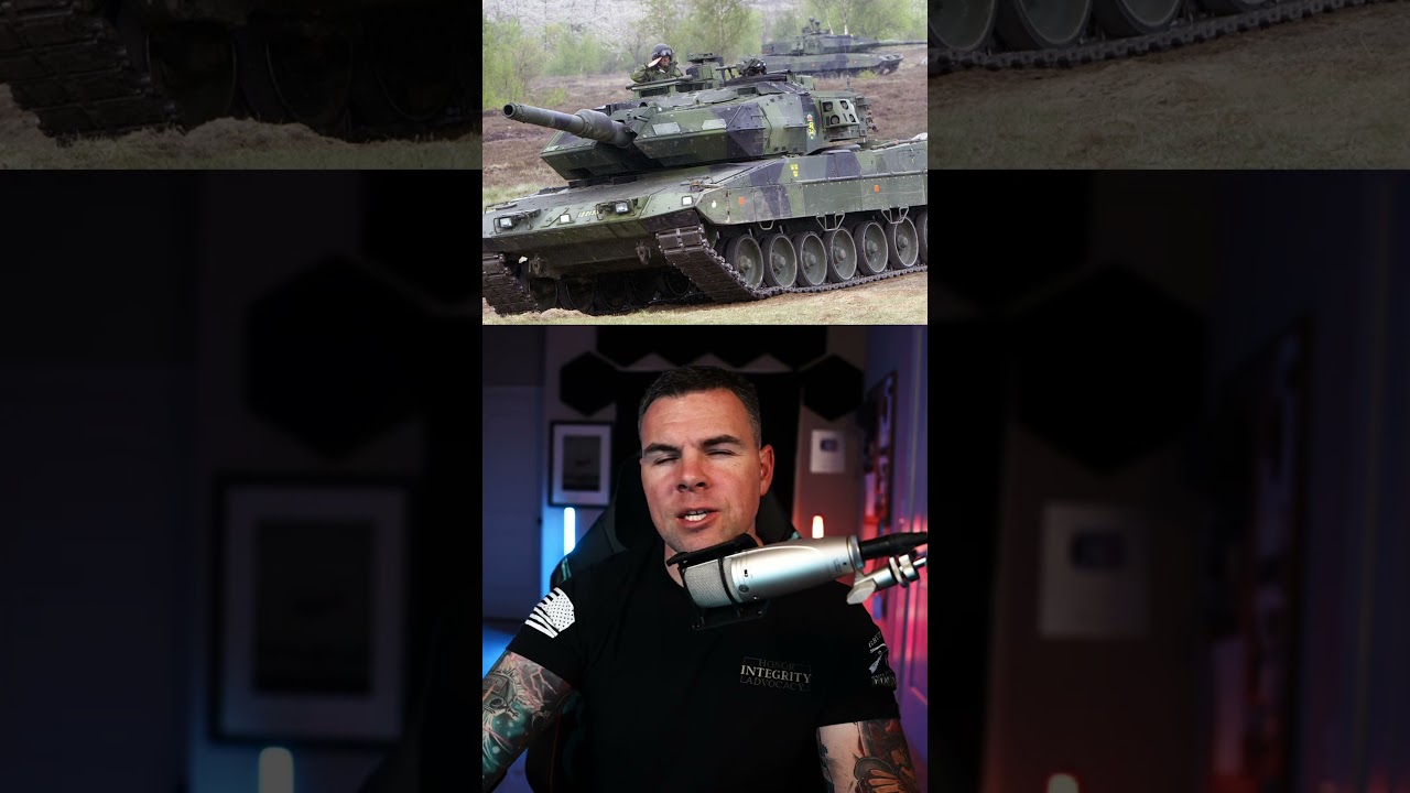 Swedish Stridsvagn 122 Main Battle Tank Shirt 🇸🇪