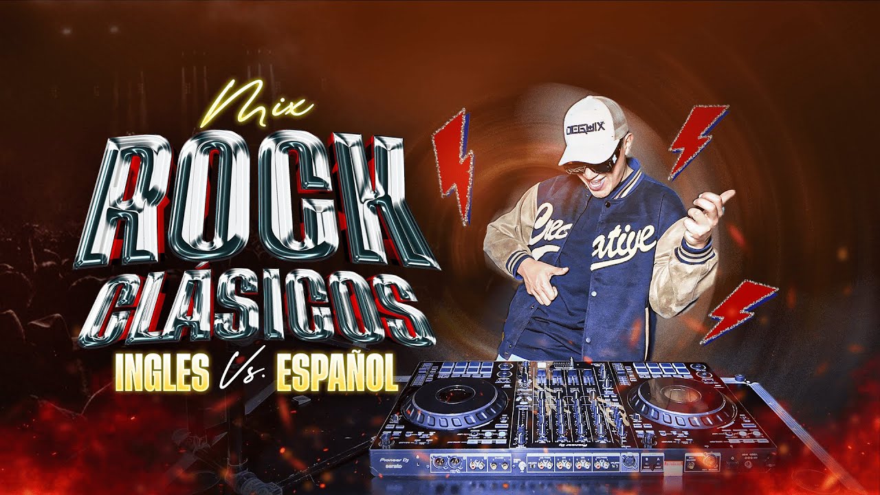Rock Clásico: Inglés vs Español 🎸 | Épico Mix de Hits 80's & 90's