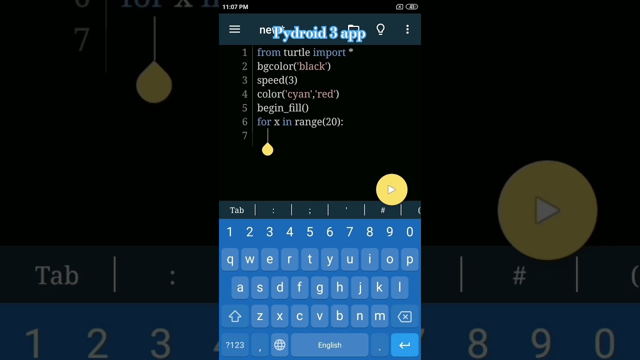 Create Stunning Turtle Graphics Designs with Pydroid 3 🐢