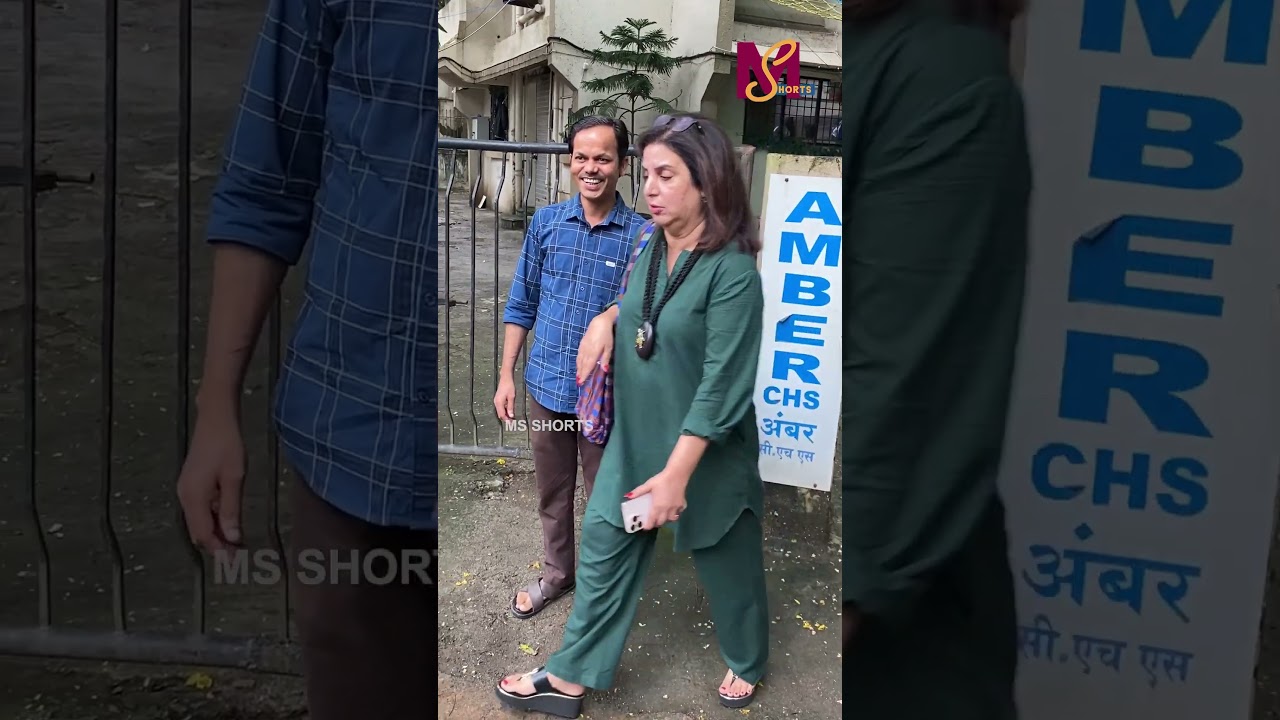 Farha Khan & Dilip Made Spotted at Juhu – Bollywood Celebrities Out & About! 🎬