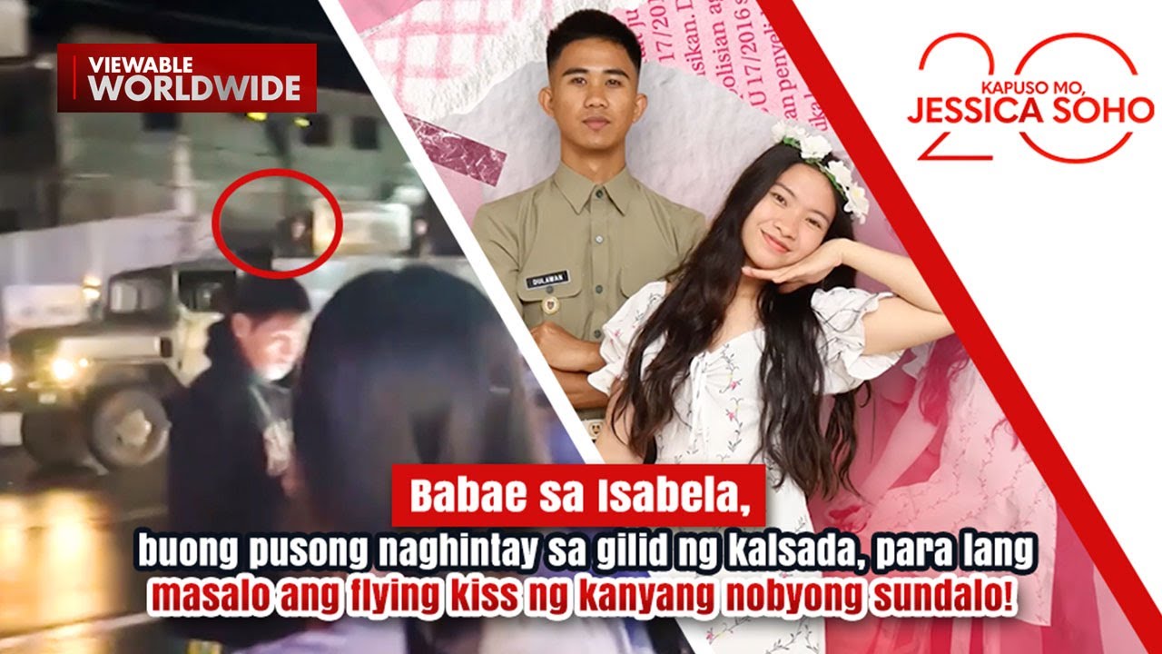 Babae Naghintay sa Gilid ng Kalsada para sa Flying Kiss ng Nobyong Sundalo | Kapuso Mo, Jessica Soho