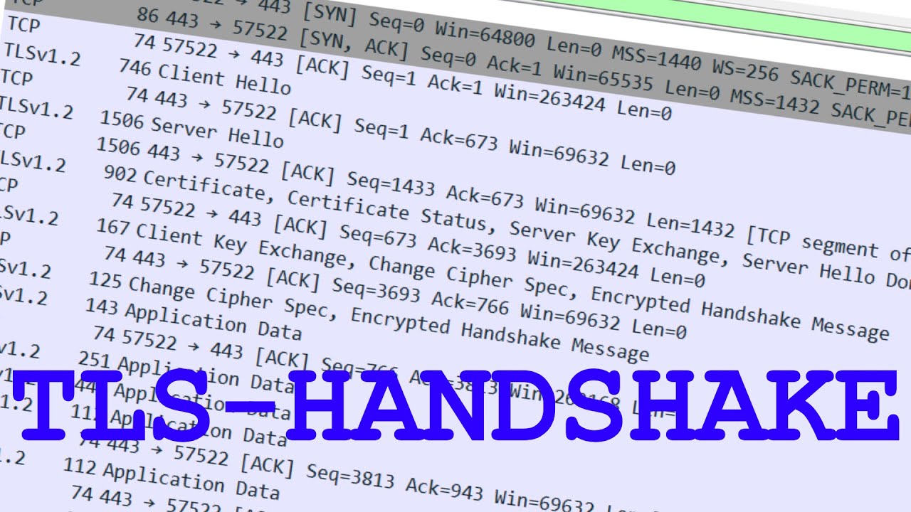 TLS Handshake unter der Lupe (Wireshark incoming!)