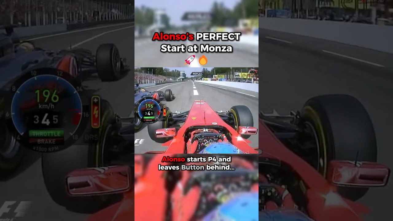 Alonso’s Stunning Monza Start 🚀 – From P4 to Lead in 2011 F1 Italian GP