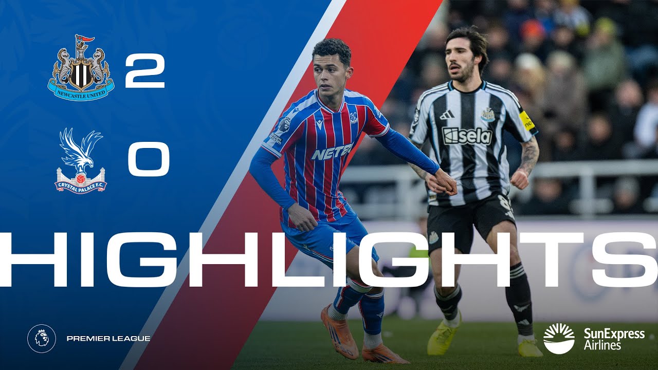 Premier League: Newcastle 2-0 Crystal Palace ⚽