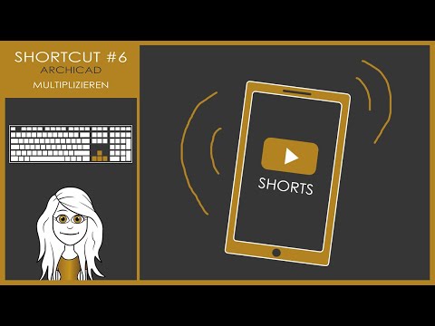 Multiplizieren schnell & einfach in ArchiCAD | Hilfreicher shortcut in ArchiCAD | Serie #6 | #shorts