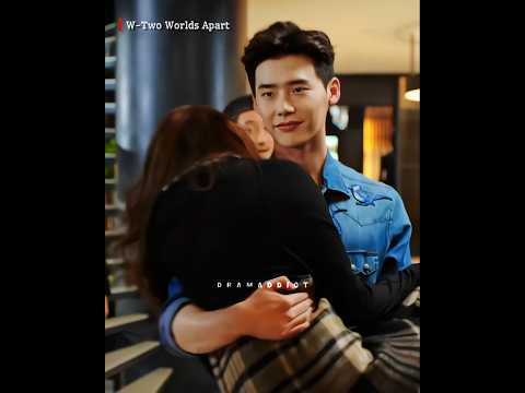 His way of taking care of her🫠~🎭W-Two Worlds #kdrama #leejongsuk #edit #goodbye#hanhyojoo#korean#fyp