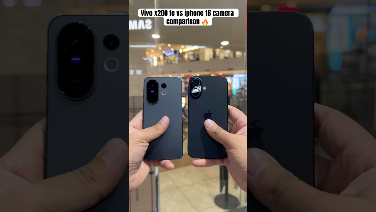 Vivo X200 FE vs iPhone 16 Camera Test 📸