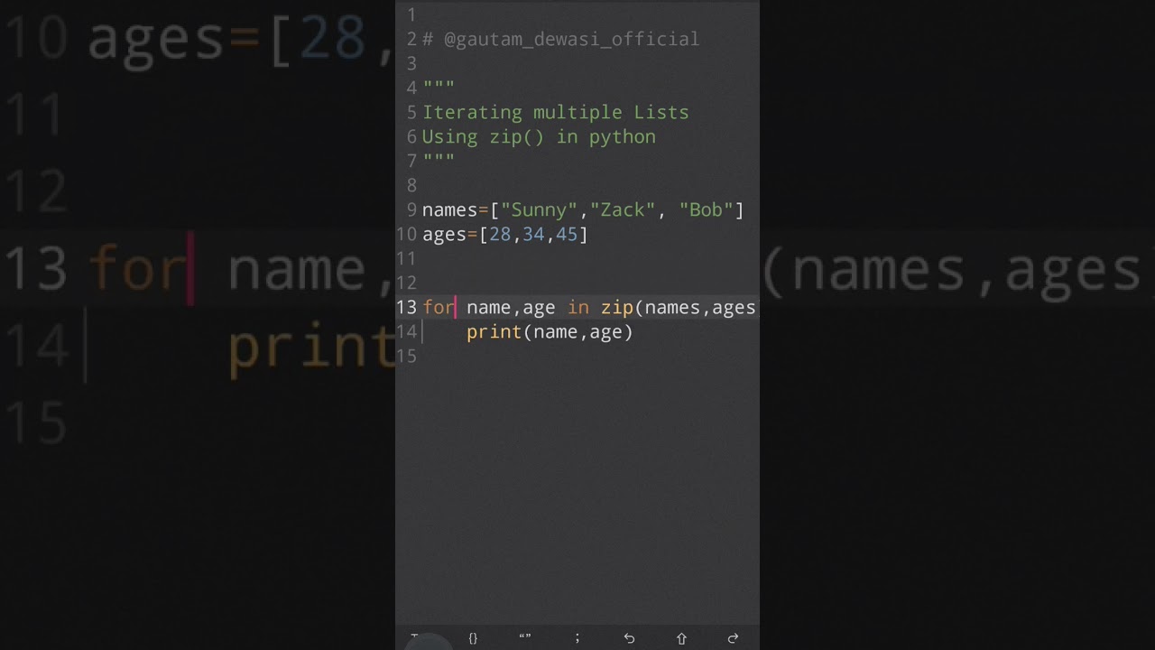 Master Python's zip() for Seamless Multi-List Loops 🚀