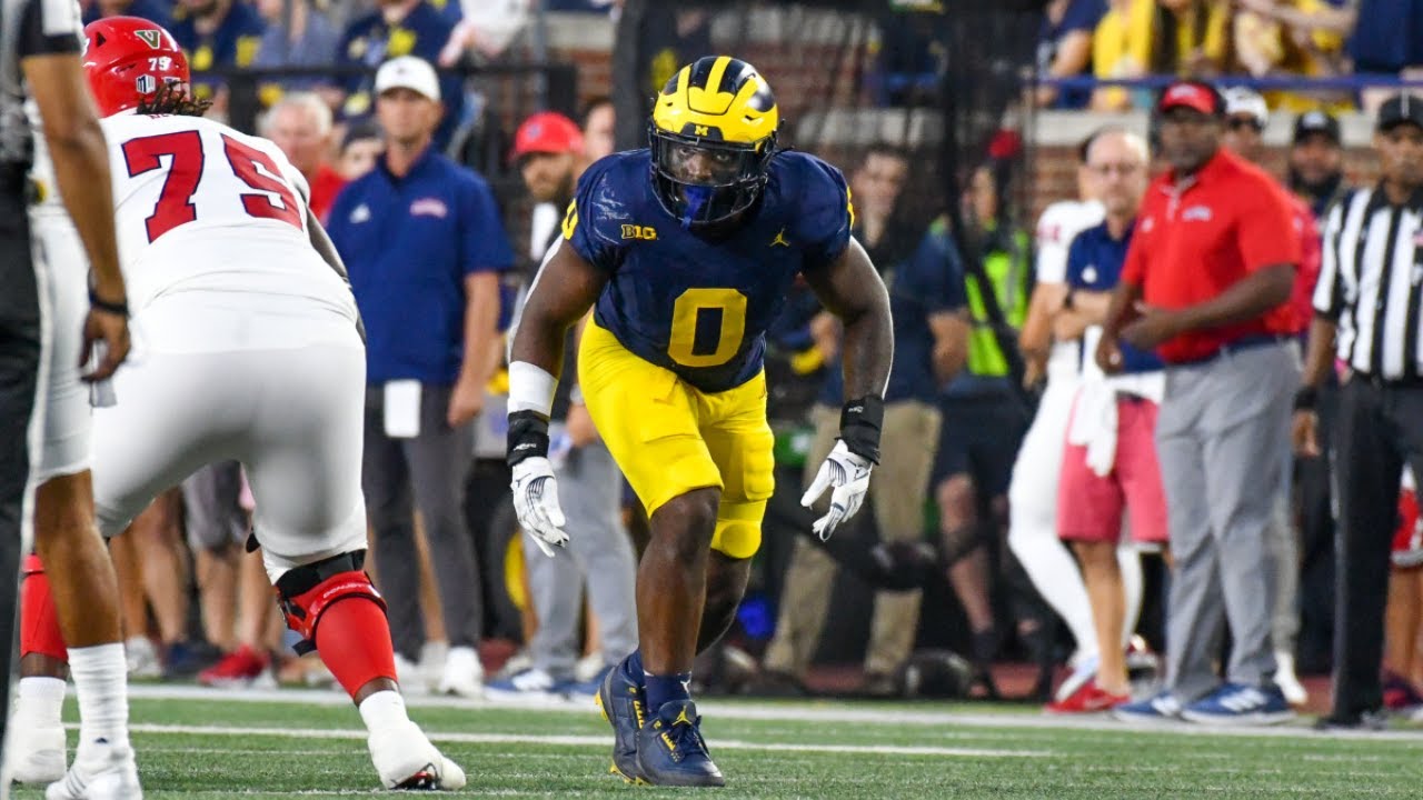 Josaiah Stewart: Michigan Edge Rusher Highlights 2024