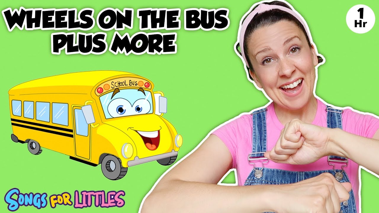 Wheels On The Bus & More Nursery Rhymes for Kids and Toddlers