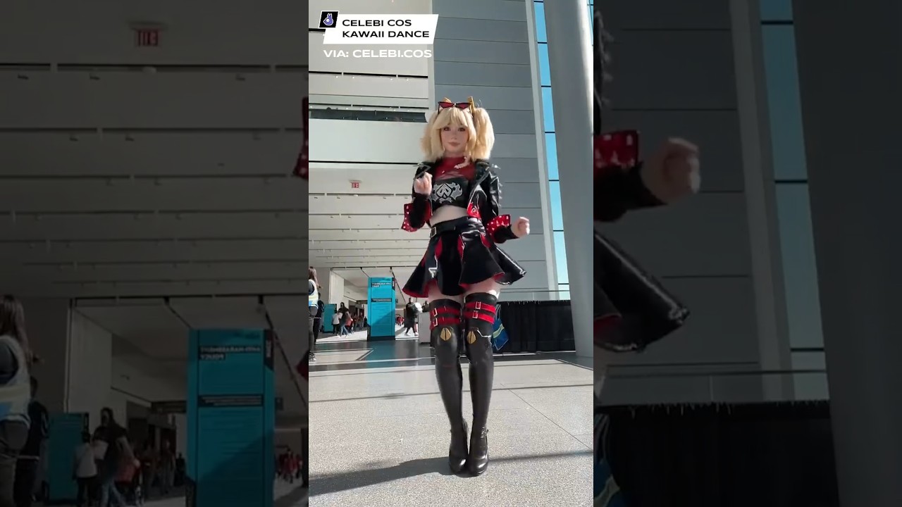 🔥 Watch Celebi's Adorable Dance as Burnice in Zenless Zone Zero Cosplay!
