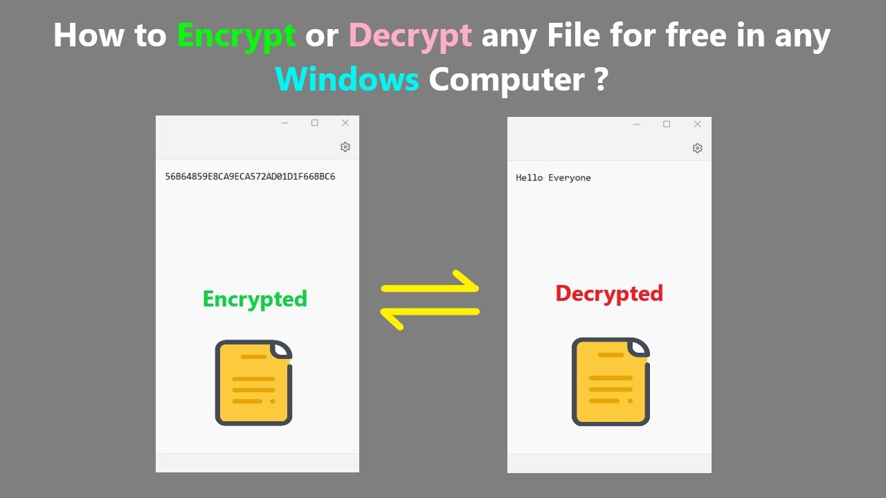 Free Step-by-Step Guide to Encrypt & Decrypt Files on Windows 🖥️