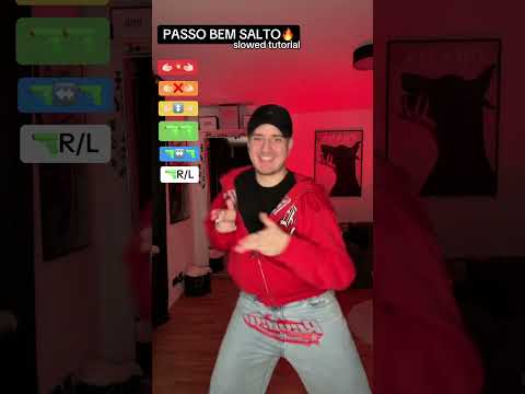 PASSO BEM SALTO - slowed tutorial đĨ #dance #foryou #tutorial