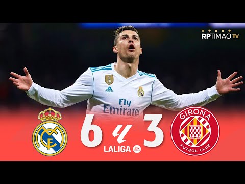 Real Madrid 6-3 Girona | Ronaldo's Poker ⚽ La Liga 17/18