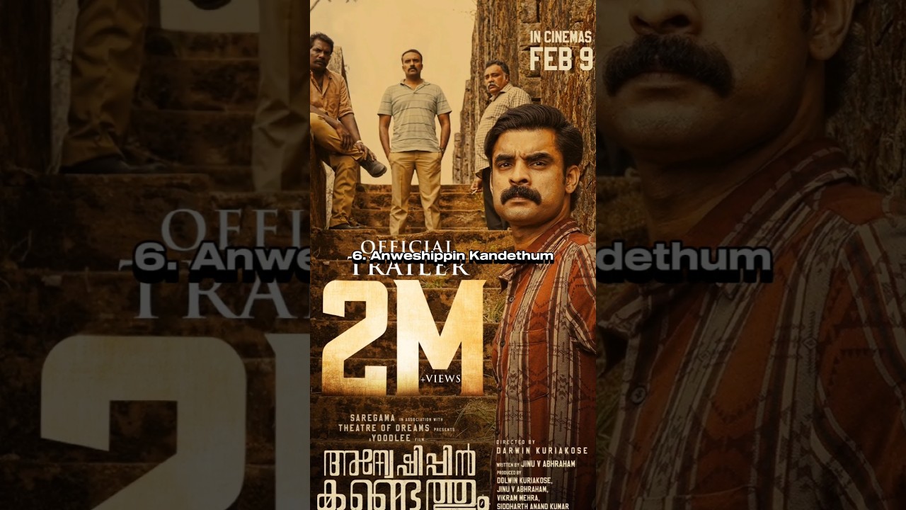 Top 10 Must-Watch! Top 10 Malayalam Crime Thriller Films of 2024 🔥