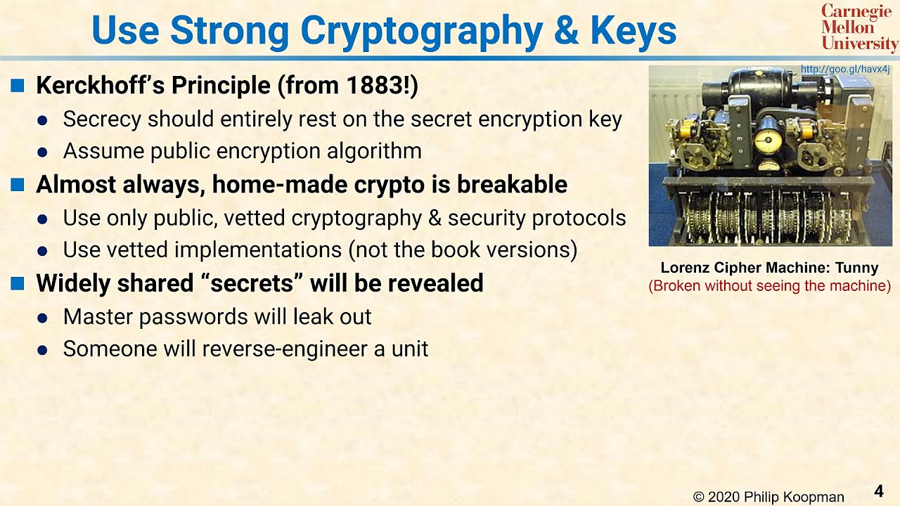 L41 04: Mastering Strong Cryptography & Key Management 🔐
