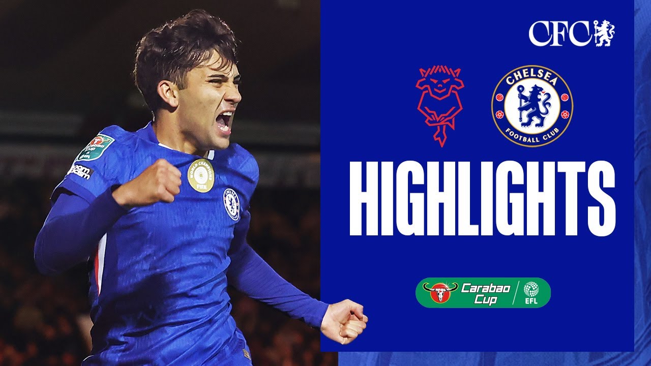 Chelsea Edges Past Lincoln 2-1 | Carabao Cup 2025/26 Highlights ⚽