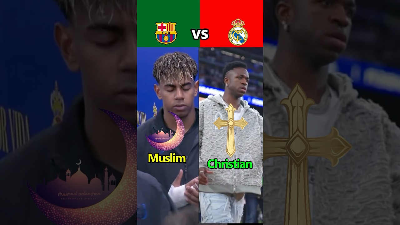 Real Madrid & Barcelona Players' Religions Revealed ⚽️