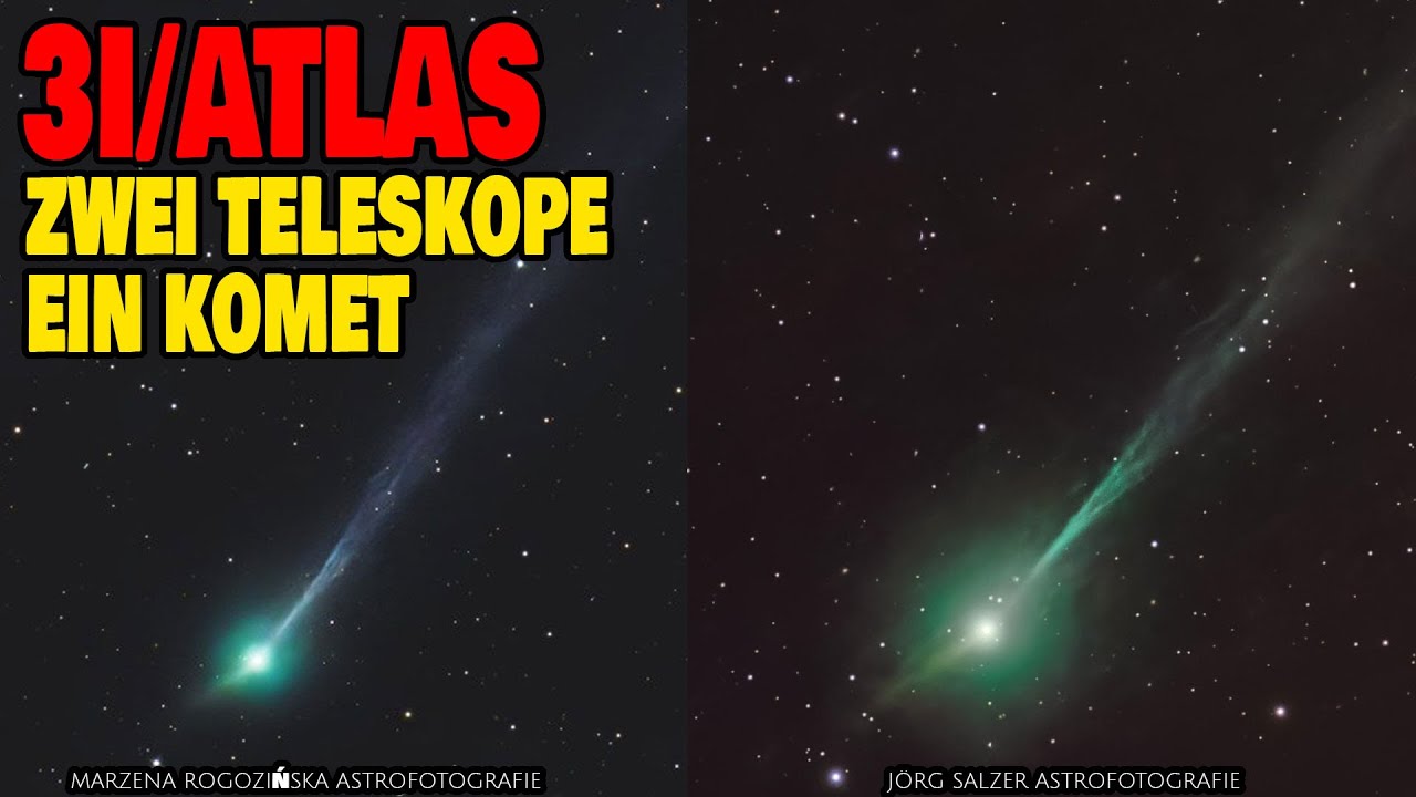 3I/Atlas: Zwei Teleskope fangen Komet ein 🌠