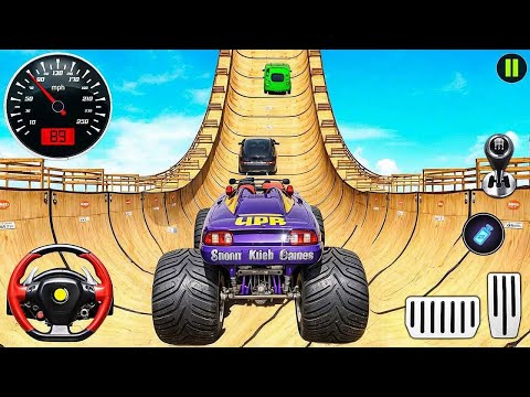 Monster Truck Stunt Racing - Car Game - Android Gameplay 😍