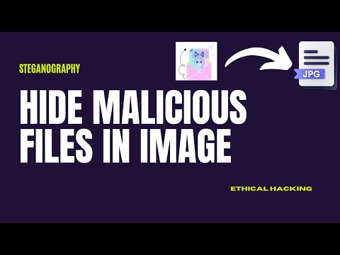 How to Hide Files in Images Using Steganography | Steghide Tutorial For Cyber Security