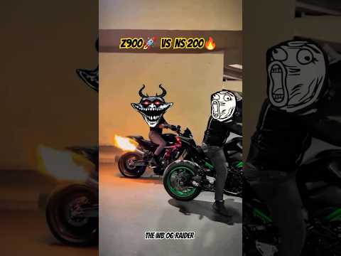 Z900 vs NS200 🔥🚀🤯 #ktm #automobile #r15 #bike #rider #zx10r #shorts #shortvideo #z900 #ytshorts #1k