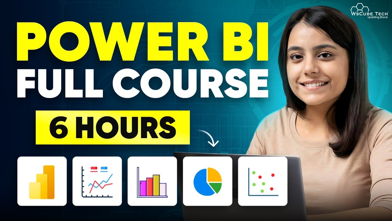 Master Power BI in Just 6 Hours | Beginner-Friendly Course with Real-World Project – 2025 Edition