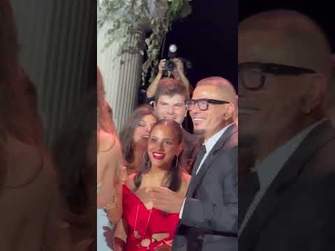 لقاء السحاب♥️الهضبة عمرو دياب♥️قمر لبنان نانسي عجرم♥️وأولاد عمرو دياب جنا وكنزي♥️