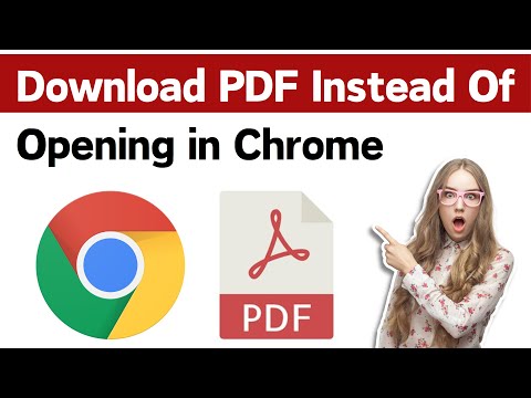 How To Download PDF Instead Of Opening In Chrome Browser | Download PDF File Without Opening Chrome