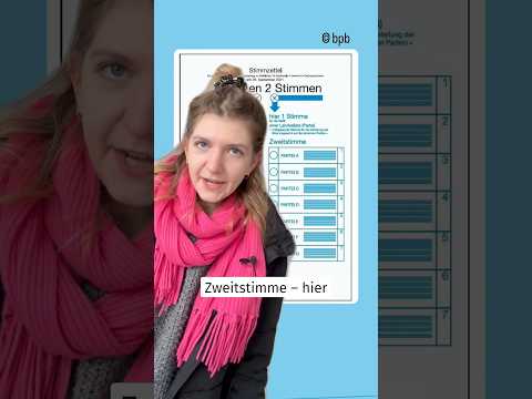 Erststimme, Zweitstimme - was bringt was? #wählefakten #wahlen #bundestagswahl #btw25 #shorts