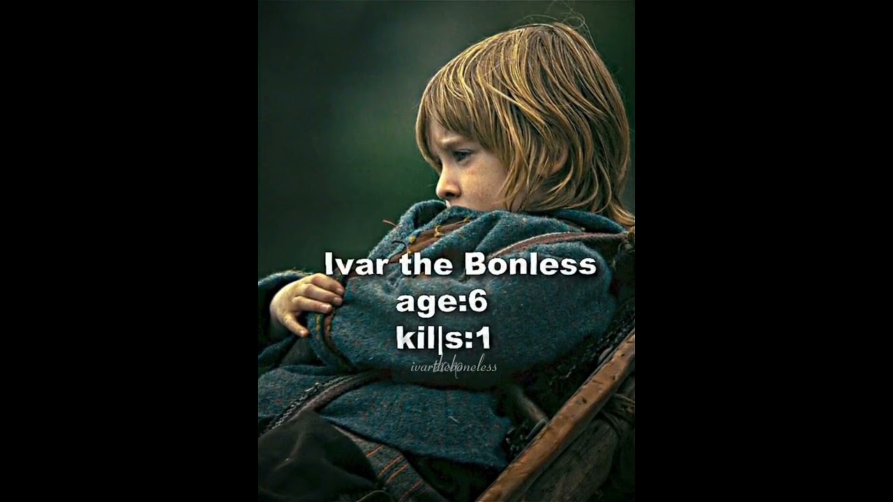 Epic 4K Portrait of Ivar the Boneless from Vikings ⚔️