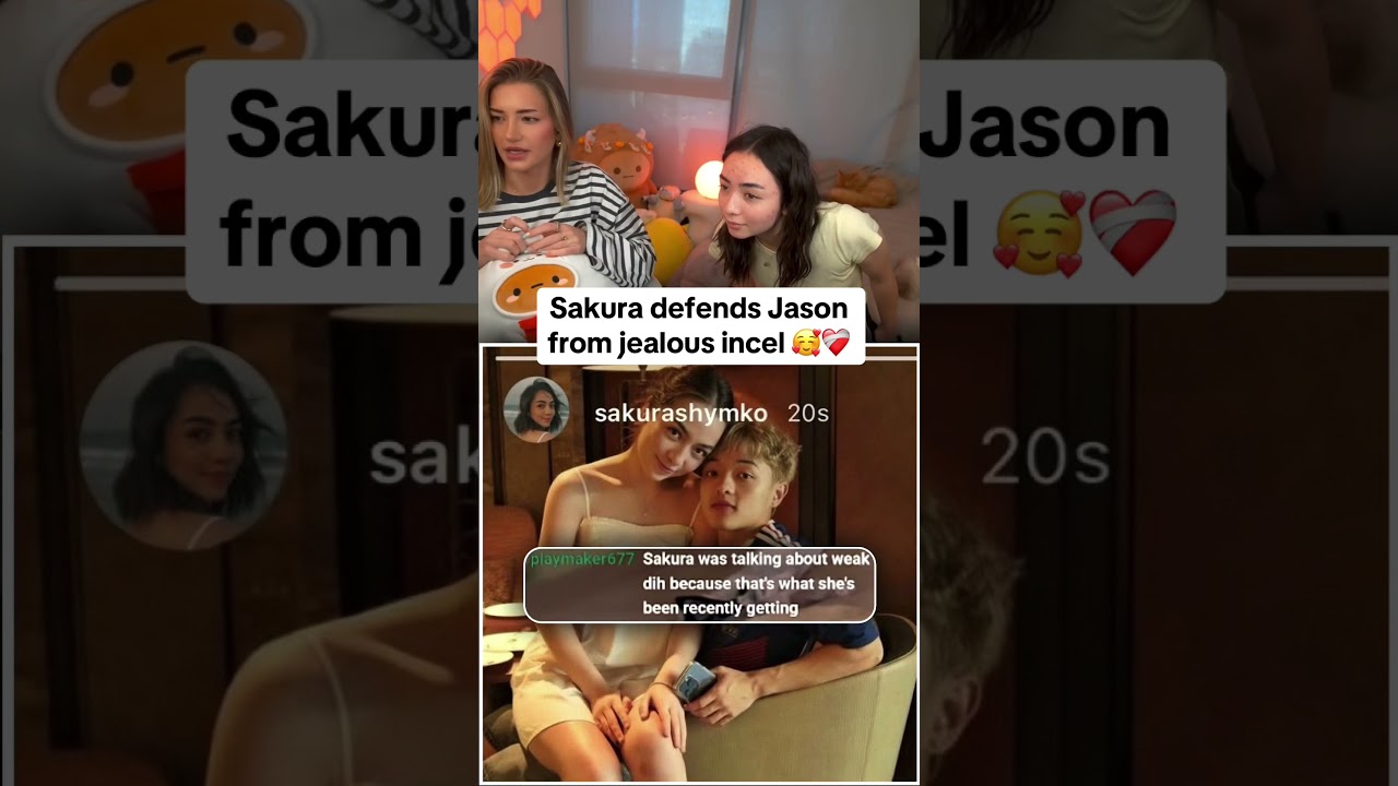 She Knows Her Man Like No One Else! 💖 #SakuraShymko #JasonTheWeen #Jakura #Shorts