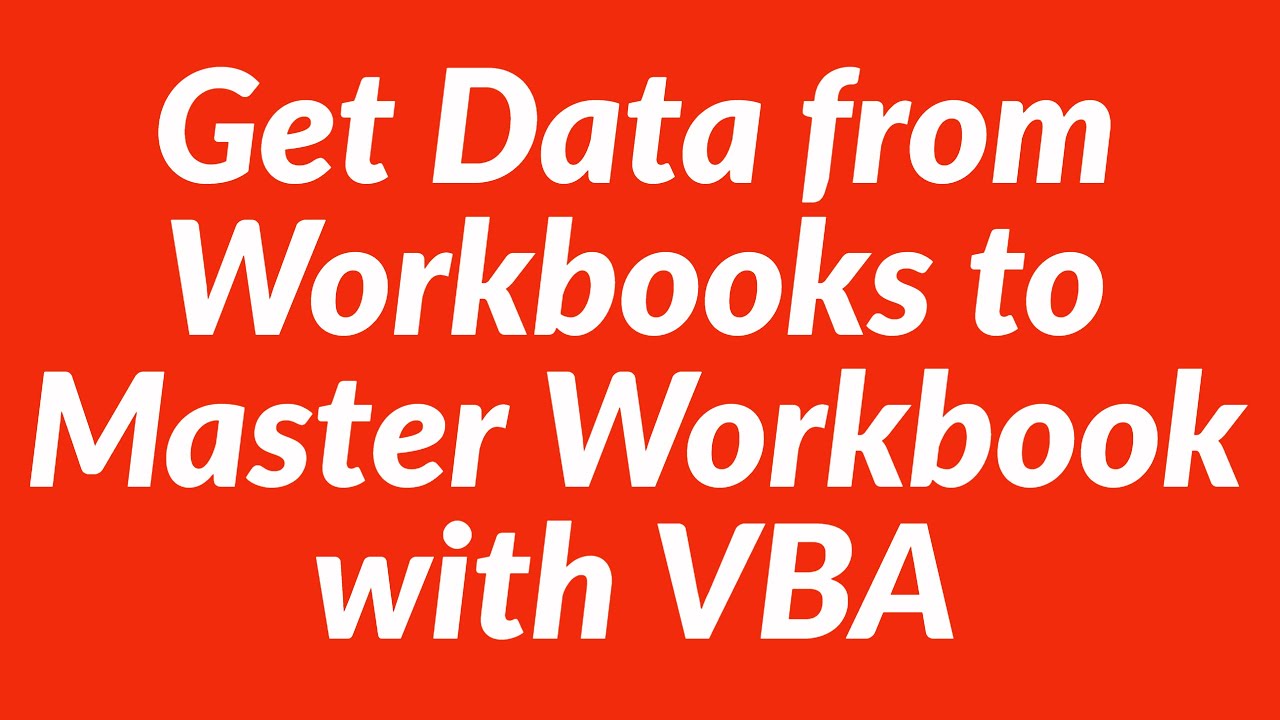 Merge Data from Multiple Workbooks with VBA 📊