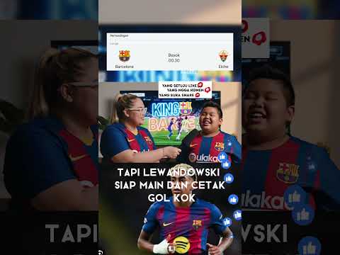 Prediksi Barcelona vs Elche dari Si Bocil #football #shortvideo #ai #barcelona #lamineyamal