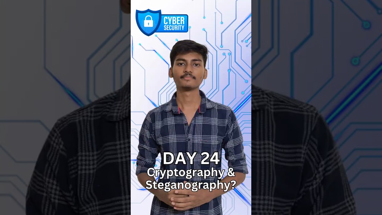 Day 24 of 30: Mastering Cryptography & Steganography in Cybersecurity 🔐