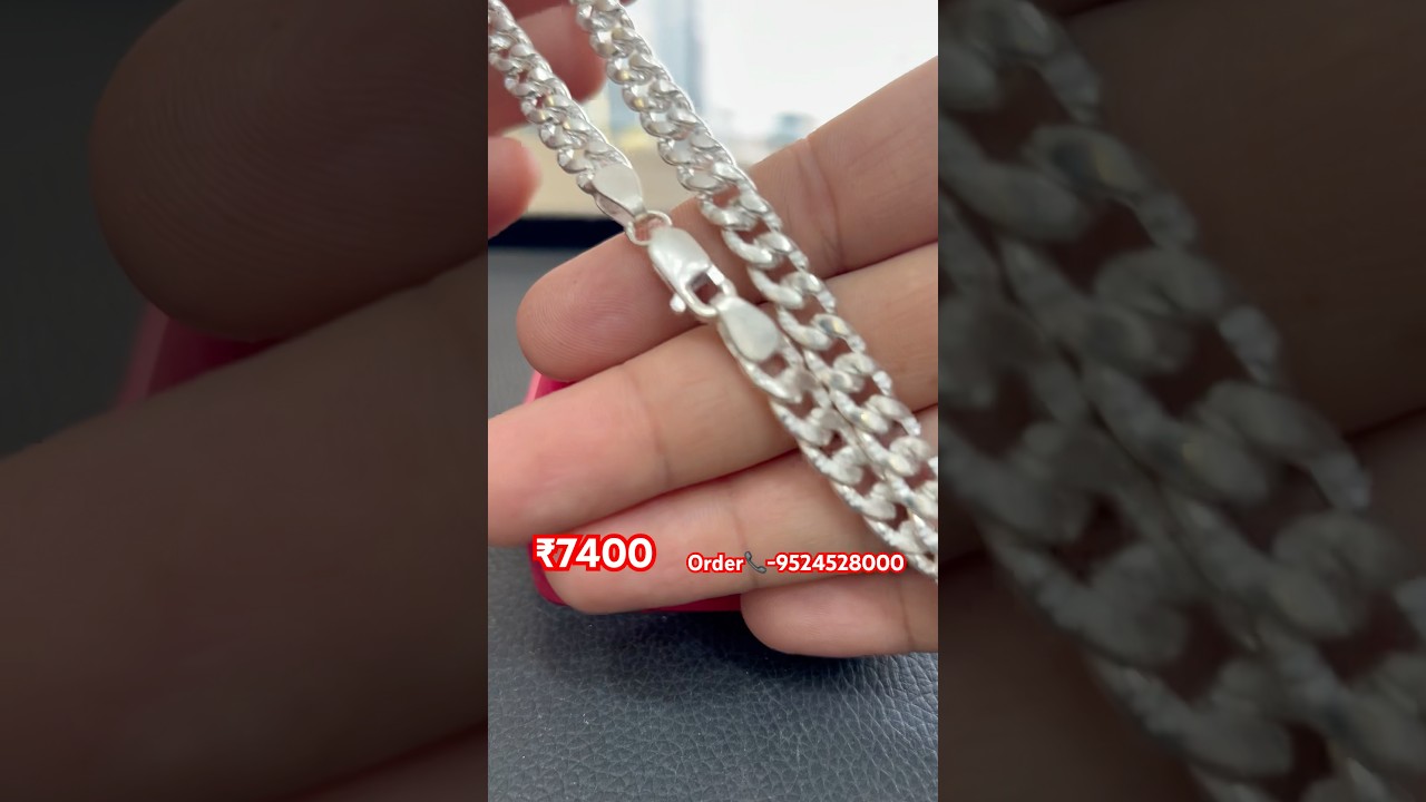 Silver Chain for Men - New Designer Silver Jewelry