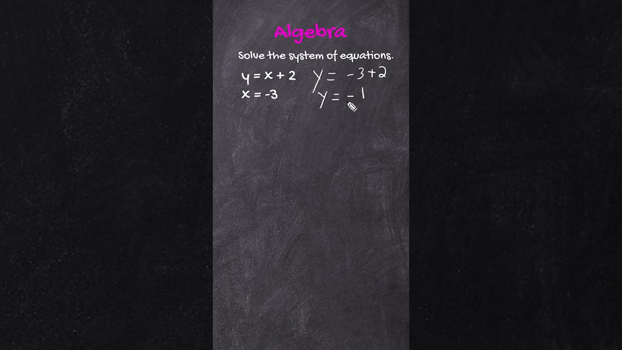 Easy Step-by-Step Guide to Solving Systems of Equations by Substitution ✨