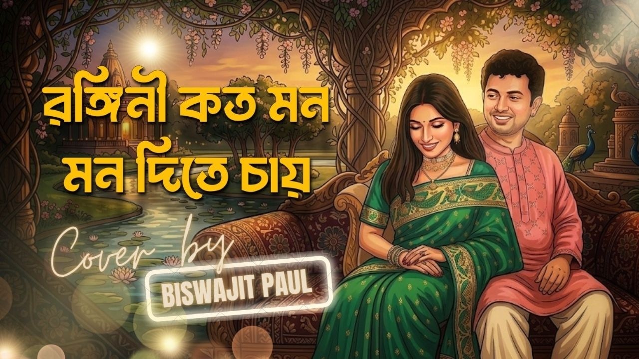 Rangini Kato Mon , mon dite chay | Sobai to sukhi hote chay  | Manna Dey | cover by Biswajit Paul