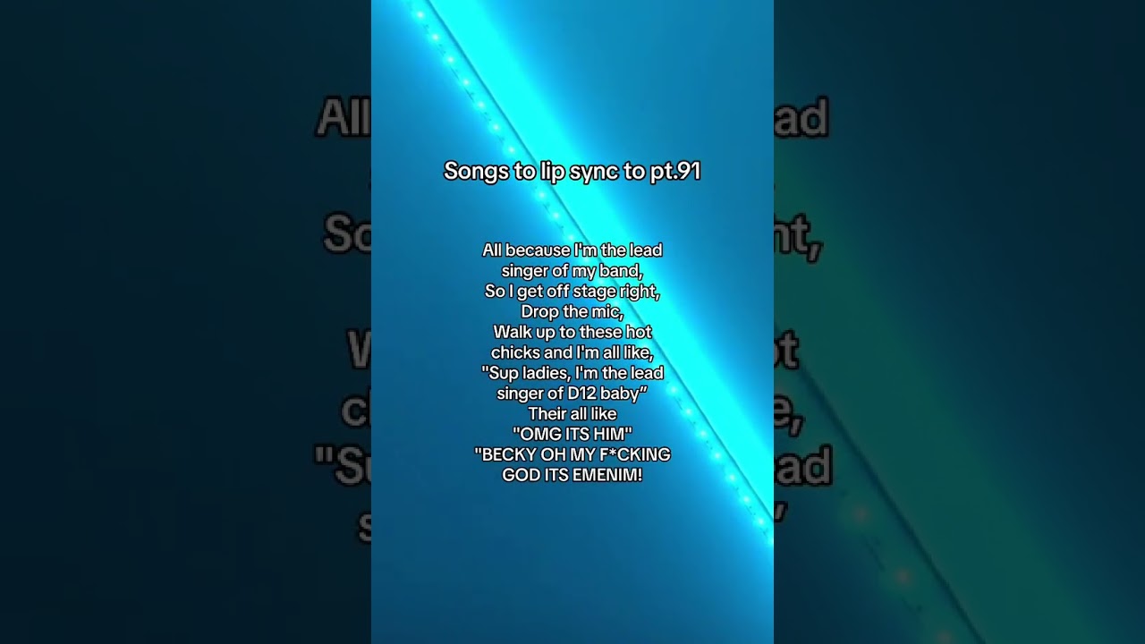 Lip Sync Challenge with Eminem 🎤