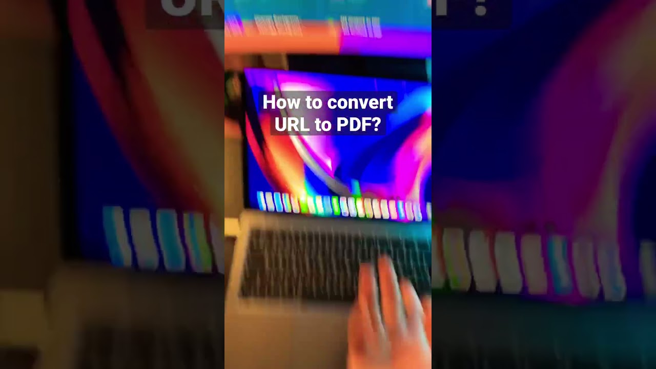 Easily Convert Any URL to PDF in Simple Steps π