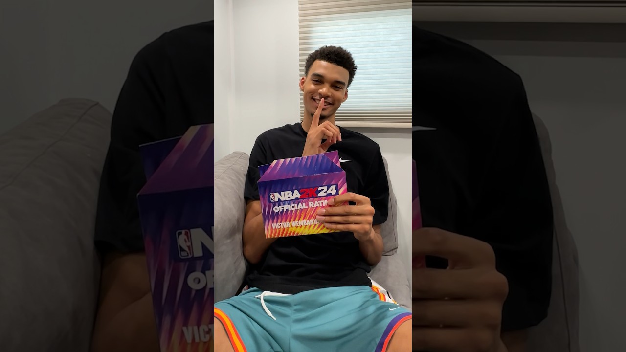 Wemby's #NBA2K24 rating is... π€« #2KRatings