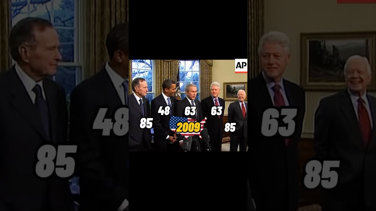 Five USA Presidents π₯ #bush #obama #clinton #carter #usa #presidents #shorts #politicians
