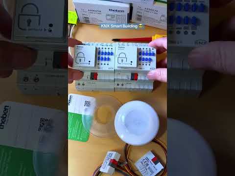 KNX Smart Building by Theben #shorts #electrician #diy
