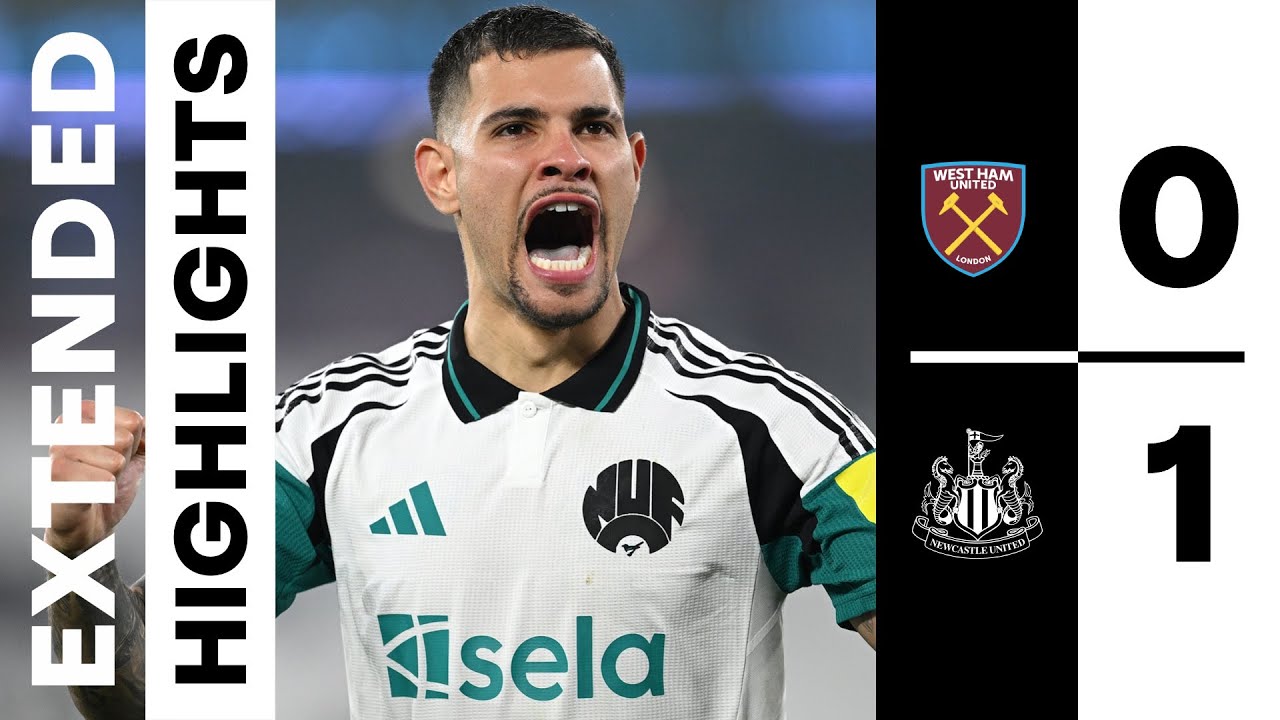 Newcastle United Edges West Ham 1-0 | Extended Premier League Highlights ⚽