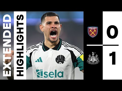 West Ham United 0 Newcastle United 1 | EXTENDED Premier League Highlights | Bruno wins it π§π·