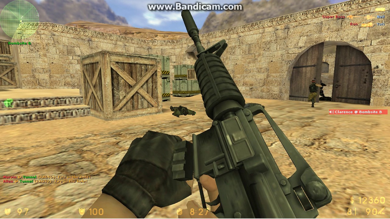 Counter-Strike 1.6 Dust 2 Gameplay with Bots 🎮