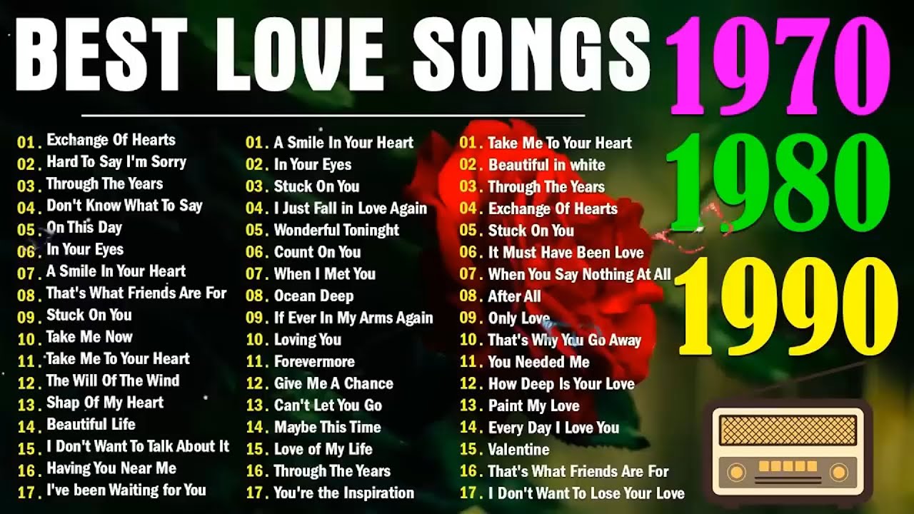 Top Romantic Classics: The Best Love Songs from the 70s, 80s & 90s 🎶